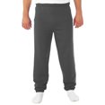 thumbnail image 1 of Jerzees Men's Fleece Sweatpants, Black Heather, Medium, 1 of 1