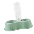 thumbnail image 4 of GROWTH TANK Pet Cat Double Bowl Feeder Automatic Water Dispenser Bottom Non Slip Light Green, 4 of 6