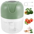 thumbnail image 2 of 250 ML Electric Garlic Mincer USB Charging Garlic Chopper Mini Food Processor with Stainless Steel Blade Durable Garlic Masher Food Chopper Kitchen Tool for Meat Vegetable Baby Food, 2 of 7