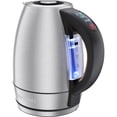thumbnail image 1 of Chefman 1.8L Custom-Temp Electric Kettle, 1500W w/ Digital Temperature Control – Stainless Steel, 1 of 7