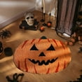 thumbnail image 4 of HHBEAUTY Halloween Bathroom Rug, Fall Pumpkin Bath Mat Water Absorbent Non-Slip Washable for Shower Tub Microfiber Washable Absorbent Carpet Autumn Halloween Thanksgiving Home Kitchen Decoration, 4 of 7