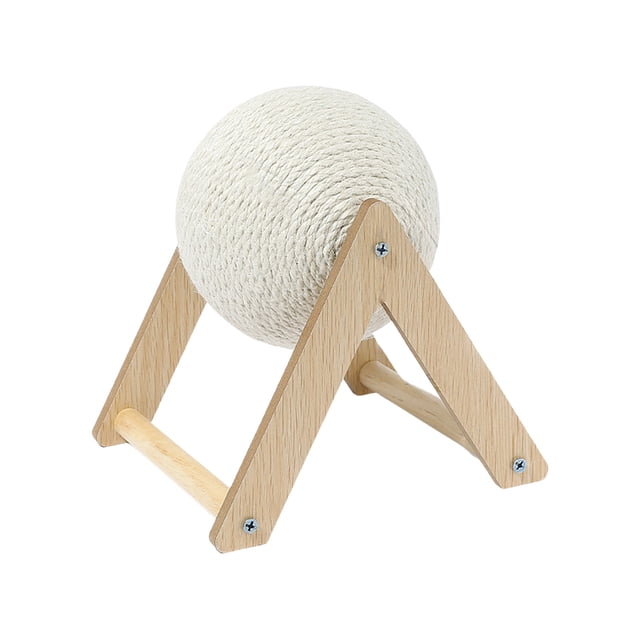 C Cats Scratching Ball Roller Sisal Cats Toy Cats Climbing Frame Wear Counteractive And No Shedding Suitable For Cats Entertainment Scratching Use