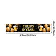 thumbnail image 3 of 30th Birthday Celebration Banner Backdrop Party Decorations for Cheers to 30 Years Milestone Event Decor Photography Background Supplies Festive Props, 3 of 4