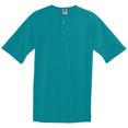 thumbnail image 1 of Two-Button Baseball Jersey Xl Teal, 1 of 1