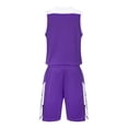 thumbnail image 4 of Boys' Fast - Drying Sport Outfit: Breathable Sleeveless Shirt & Basketball Shorts Set, 4 of 7