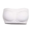 thumbnail image 3 of Double Women Plus Size Strapless Bra Bandeau Tube Removable Padded Top Stretchy, 3 of 5