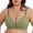 Green, variant on Bra Lingerie for Casual Home Comfort with Front Button Design and Versatile Strap Support Seamless Backless Underwear with Adjustable Cups and Shoulder Straps Comfort Everyday Wear