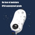thumbnail image 3 of Instant Water Heater 3500 W 110 V Tankless Shower Heater with LED Temperature Display Stainless Steel and ABS Construction 7.48 in x 2.95 in x 2.95 in, 3 of 6