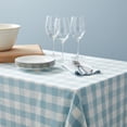 thumbnail image 3 of FRAÎCHE Spring Blue Gingham Tablecloth, 60x84-in, 3 of 5