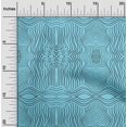 thumbnail image 2 of oneOone Rayon Aqua Blue Fabric Moire Sewing Craft Projects Fabric Prints By Yard 56 Inch Wide, 2 of 4