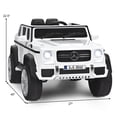 thumbnail image 2 of Patiojoy Licensed Mercedes Benz 12V Electric Kid RC Car Battery Powered Ride On Car White, 2 of 8