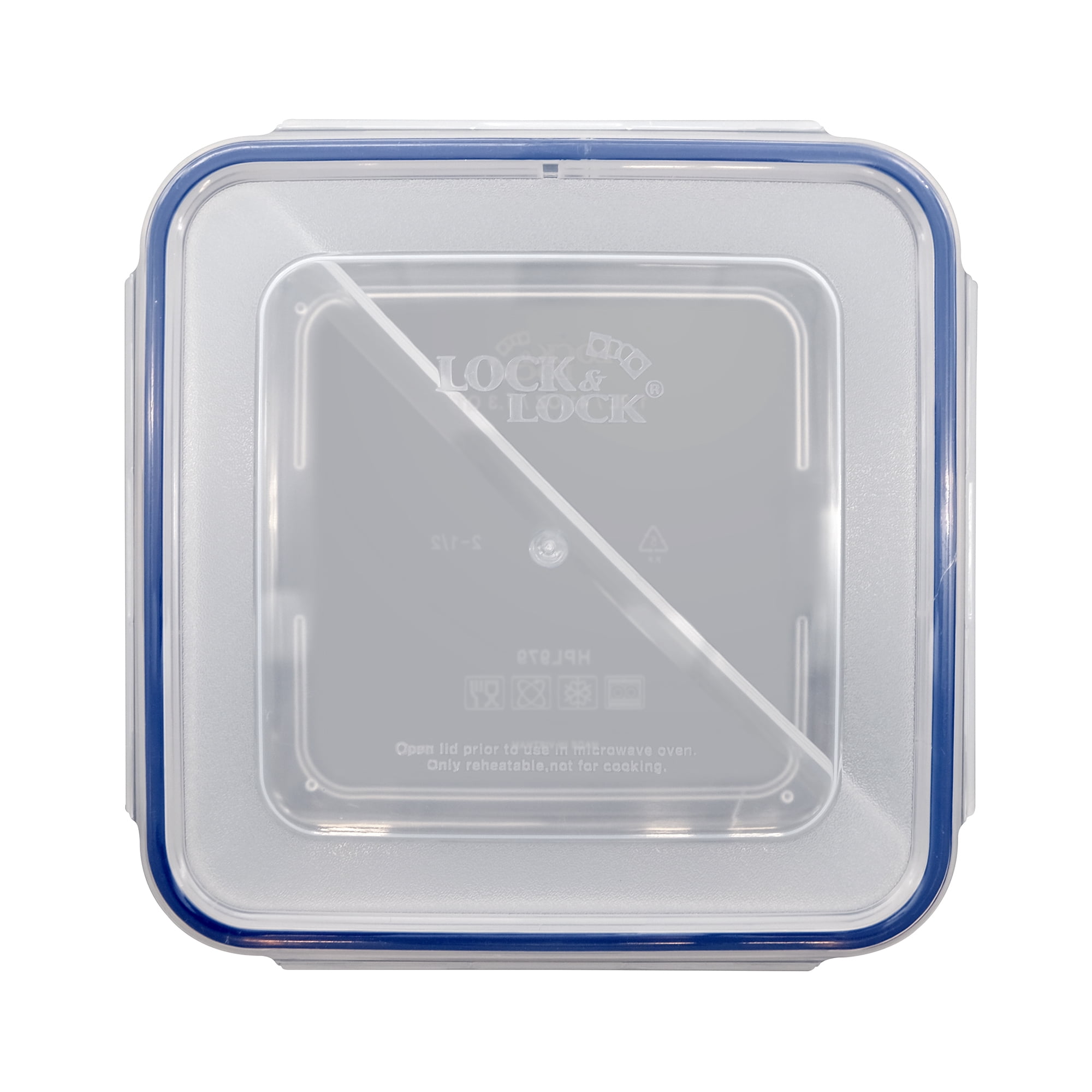 Starfrit Locknlock Divided Food Storage Container, Capacity of 41oz / 1.2L, Removable Triangular Divider