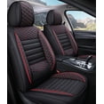 thumbnail image 1 of Maidao Car Seat Covers Leather Set for Mercedes-Benz for B160 2009-Present 5 Seats Airbag Compatible Water Resistant Front Rear Cushion Protector Red, 1 of 7