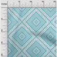 thumbnail image 1 of oneOone Viscose Chiffon Fabric Diamond|Triangle & Check Geometric Decor Fabric Printed BTY 42 Inches Wide, 1 of 1