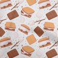 thumbnail image 1 of oneOone Cotton Flex Rust Brown Fabric Food Craft Projects Decor Fabric Printed By The Yard 40 Inch Wide, 1 of 4