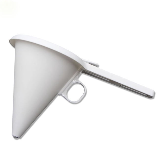 Oleegame 2PC Chocolate Tools Baking Decorating Cake for Funnel Kitchen Adjustable Cake Mould White