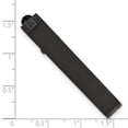 thumbnail image 4 of Stainless Steel Black Plated Tie Bar Lapel Pin Tac  For Dad Mens  For Him, 4 of 8