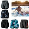 thumbnail image 3 of Maillot de Bain avec Doublure de Compression Extensible pour Hommes Séchage Rapide 2, 3 of 9