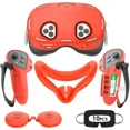 thumbnail image 1 of Silicone Cover Set Compatible with Oculus/Meta Quest 3S, VR Accessories for Meta Quest 3S, Protective Cover Set Includes Controller Grip Cover, Face Cover, VR Shell Cover, 1 of 7
