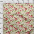 thumbnail image 3 of oneOone Polyester Spandex Pink Fabric Florals Craft Projects Decor Fabric Printed By The Yard 56 Inch Wide, 3 of 4