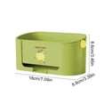 thumbnail image 3 of Todaioua Kitchen Countertop Sink Drying Rack with Drain Tray Sponge Holder Organizer for Sponges Brushes Soap Dishwashing Tools Drip Tray Durable Plastic Storage Rack for Kitchen Bathroom, 3 of 7