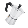 thumbnail image 3 of Easy To Use And Clean Aluminum Espresso Maker, 2 Cup Express Stovetop Coffee Maker, High-temperature Resistant For Heated On Cooker, Gas Stove, Alcohol Stove, 3 of 8