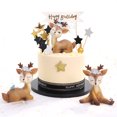 thumbnail image 4 of Desktop Ornament Resin Cute Cartoon Deer Car Interior Ornament Cake Decoration, 4 of 10