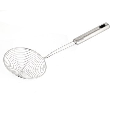 Unique Bargains Kitchen Cookware 4.3' Diameter Net Colander Mesh Ladle 12.2' Long