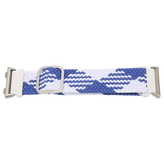 Loop Watchband, Soft Smartwatch Strap Fashionable Breathable Adjustable Buckle Comfortable  for  Watch 2 Black,Iridescence,Denim,Blue White