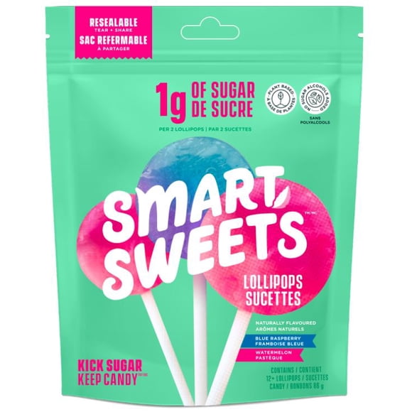 SMART SWEETS LOLLIPOPS 86G