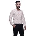 thumbnail image 2 of BESTMAN Chemises Imprimées pour Hommes à Manches Longues Boutonnées Chemise Habillée Décontractée en Coton, 2 of 5