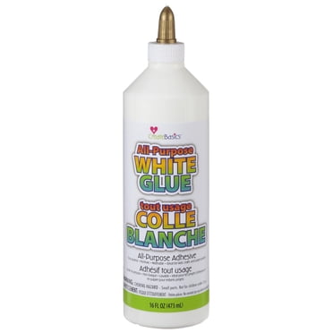 Create Basics Colle blanche tout usage, 473 ml, adhésif pour loisirs créatifs, salles de classe et activités de groupe