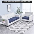 thumbnail image 1 of CAROOTU Solid Color Thicken Elastic Sofa Seat Cushion Cover Furniture Protector Corn, 1 of 5