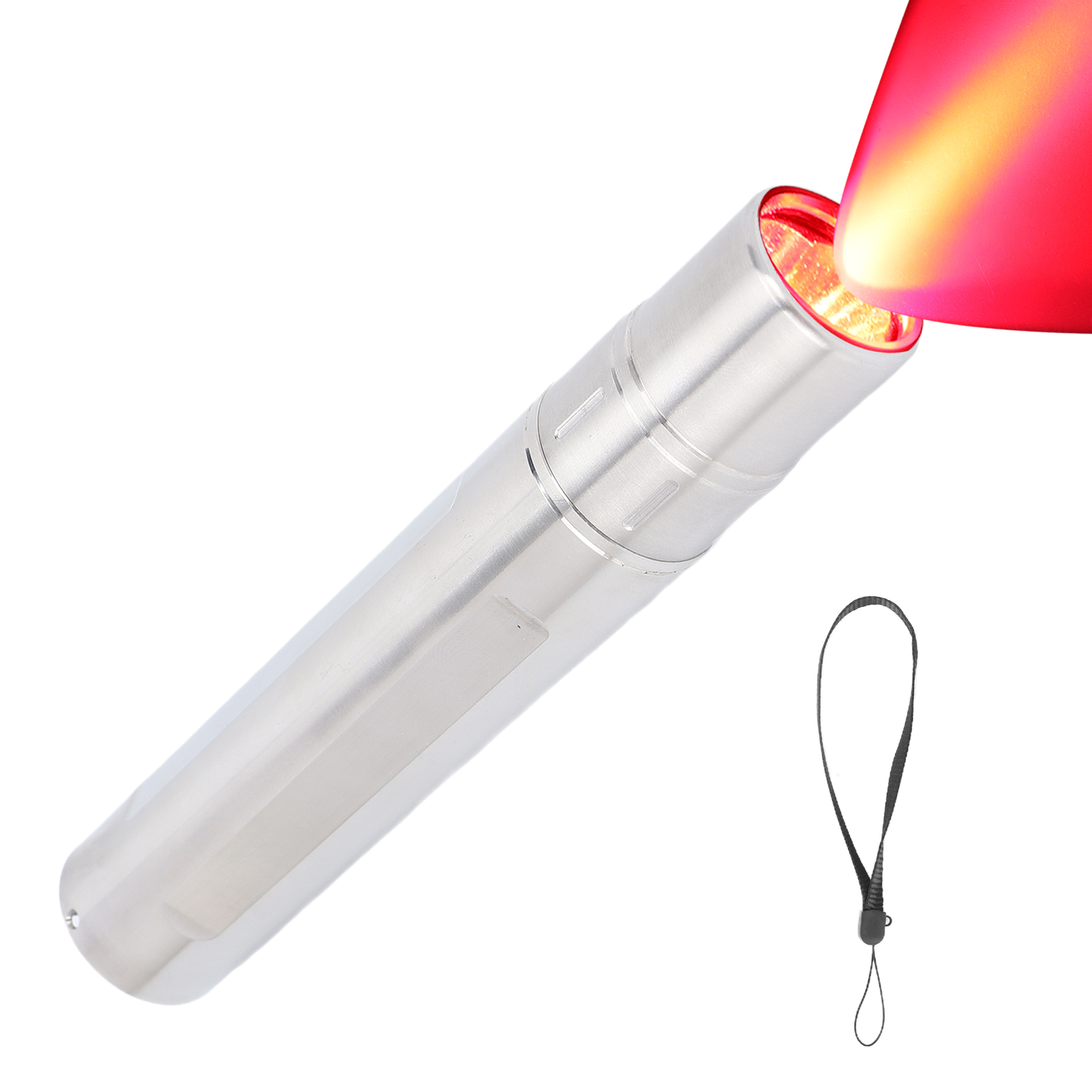 LED Red Light Therapy Lamp, Concentrated Energy Wide Use 630nm 660nm 850nm Portable Infrared Therapy Device Stainless Steel Bulb Shell  for Home Use
