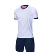 thumbnail image 1 of Diufon Ensembles Athlétiques Garçons Filles Manches Courtes Col Rond Hauts et Shorts Basketball Sport Course Tenues d'Été, 1 of 4