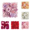 thumbnail image 2 of Premium Silk Roses and Hydrangeas Elegant Artificial Flower Wall Panels, 2 of 9