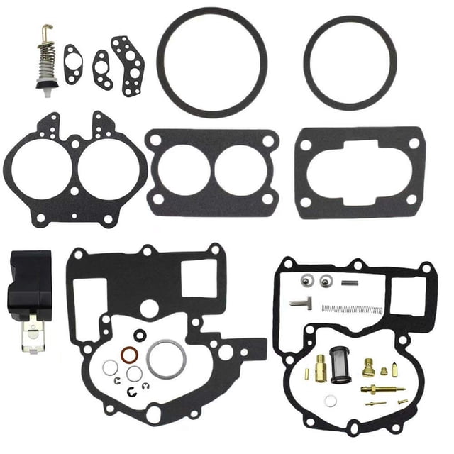 mmirethe Kit de Réparation de Carburateur Joints de Cylindre Haute Densité Résistants à l'Usure Couverture de Carter Moteur Kit de Reconstruction 1Ensemble