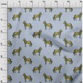 thumbnail image 2 of oneOone Cotton Poplin Fabric Horse Block Decor Fabric Printed BTY 56 Inch Wide, 2 of 4