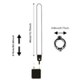 thumbnail image 2 of Hearth & Gear Parrot Leash Bird Leash Scalable Flight Training Rope For Budgies Psittacula Longicauda Mini With Rings (White Blak Foot Ring No. 6 No. 4 No. 5 No. 7) Dog Sport Accessories Dog, 2 of 3