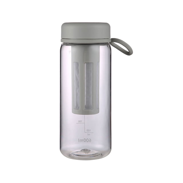 EGNMCR Take With One Water Cup - Brewing Tea Take With One Cup Portable Understandable Cold Brew Coffee Take With One Water Cup - Cold Brew Cup - (600ML) - BPA Free,
