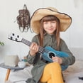 thumbnail image 4 of Meitianfacai Children's Hippopotamus Pattern Guitar Ukulele Simulation Playable Instrument Early Education Enlightenment Toy, Blue, 4 of 6