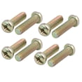 thumbnail image 1 of Unique Bargains Vis à Main Gauche à Tête Métallique M5x17mm pour Machine de Découpe (Lot de 8), 1 of 2