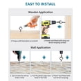 thumbnail image 2 of 25 PCS Hanger Hooks with Safety Buckle, Windproof Screw Hooks for Hanging Outdoor String, 2 of 8
