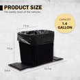 thumbnail image 2 of Haussimple Car Trash Can Garbage Bin Waterproof Leakproof Wastebasket, 2 of 9