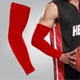 thumbnail image 4 of kurtrusly Manchon de Compression pour Bras Basketball Cyclisme Attelle de Bras Été Course Protection UV Manchon, Rouge, TG, Plus de 72,5 kg, 4 of 8