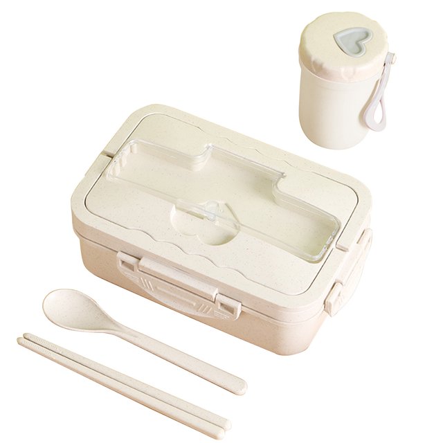 EGNMCR Portable Lunch Box With Lid And Cup Lunch Box Lunch Box Food Storage Container With Lid Leakproof Food Preparation Container For Storage Home Office lunch boxes