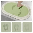 thumbnail image 2 of Super Absorbent Bath Rug with Rubber Backing 16x24 Inch, NonSlip Shower Mat for Bathroom Floor, Quick Dry Washable Tub Toilet Mats (40x60cm), 2 of 9