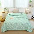 thumbnail image 1 of EDHITNR Liquidation Lavable Courtepointe d'Été Imprimée Couette Mince Couverture pour Climatiseur Literie de Chambre d'Amis Offres du Vendredi Noir Rabais de 90 %, 1 of 1