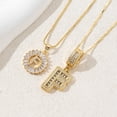 thumbnail image 1 of Latrodar Lot de 2 Colliers Pendentifs Lettre Initiale Cadeaux pour Elle, 1 of 1