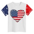 thumbnail image 4 of T-Shirt Graphique à Manches Courtes pour Enfants, Col Rond, Mélange Doux Polyester-Spandex, Respirant, Tenue Décontractée, pour Garçons et Filles 3-14 Ans, 4 of 4